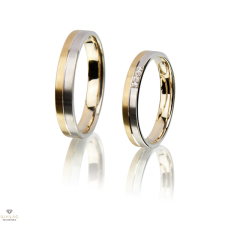 Újvilág Kollekció Fehér arany férfi karikagyűrű 60-as méret - RA404FS/60-DB gyűrű