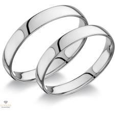Újvilág Kollekció Fehér arany férfi karikagyűrű 66-os méret - C35F/66-D gyűrű