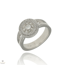 Újvilág Kollekció Fehér arany gyűrű 53-as méret - B9043_3I gyűrű