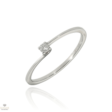 Újvilág Kollekció Fehér arany gyűrű 56-os méret - B49066 gyűrű
