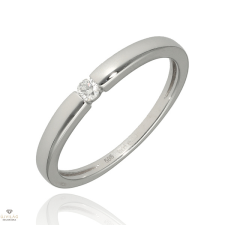 Újvilág Kollekció Fehér arany gyűrű 56-os méret - B49330 gyűrű