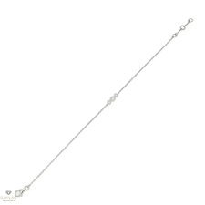 Újvilág Kollekció Fehér arany karkötő 16 cm - B49020 karkötő