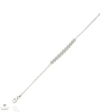 Újvilág Kollekció Fehér arany karlánc 18 cm - A07F118kövesvirág karkötő
