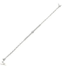 Újvilág Kollekció Fehér arany karlánc 18 cm - B32839 karkötő
