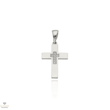 Újvilág Kollekció Fehér arany kereszt medál - 09F137-2-TC_KT medál