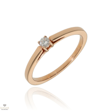 Újvilág Kollekció Rosé arany gyűrű 50-es méret - B47105 gyűrű