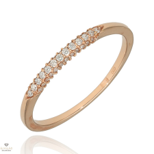Újvilág Kollekció Rosé arany gyűrű 54-es méret - B49212 gyűrű