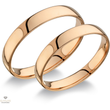 Újvilág Kollekció Rosé arany női karikagyűrű 52-ös méret - C35V/N/52-D gyűrű