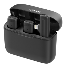 Ulanzi J12 Vezeték nélküli Mikrofon Kit (Apple Lightning csatlakozás) | 2+1 kameramikrofon