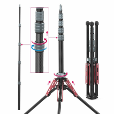 Ulanzi MT-49 Carbon Fiber Tripod/ Monopod - 47-194 cm Szénszálas Állvány fotó állvány