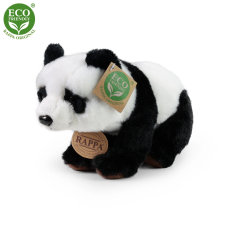 Ülő vagy álló plüss Panda 22 cm környezetbarát plüssfigura