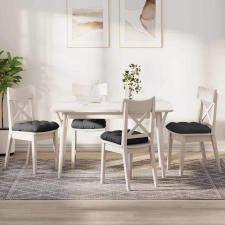  Ülőpárnák 4 pcs Sötétszürke 45 x 45 cm Bársonyos szövet lakástextília