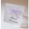  Ültetőkártya organza masnival díszítve