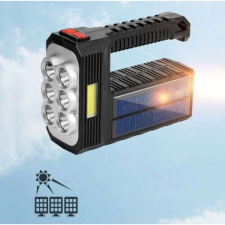  Ultra Fényes Nagy Teljesítményű Újratölthető Napelemes Zseblámpa W5117 elemlámpa