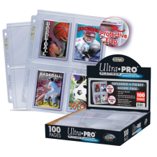  Ultra Pro Secure 4 zsebes lap TOPLOADEREKNEK (100db) gyűjthető kártya