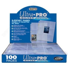 Ultra Pro Silver Series 9 zsebes, 11 lyukas (100 lap) gyűjthető kártya