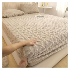 Ultra puha lepedő/matracvédő 180 x 200 cm bézs HM251626B lakástextília