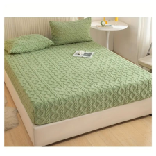 Ultra puha lepedő/matracvédő 180 x 200 cm zöld HM251626Z lakástextília