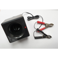 Ultrahangos nyest és rágcsálóriasztó 250 m2, 12/24 Volt elektromos állatriasztó