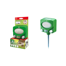  Ultrahangos rágcsáló riasztó kültéri szolár, 100m2 hatósugár elektromos állatriasztó