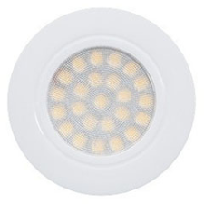 Ultralux Mini LED spot lámpatest (4W) fehér, természetes fehér, kör bútor