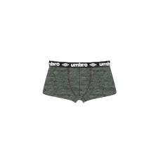 Umbro Férfi alsónadrág - pamut boxeralsó - M - sötétszürke fekete derékgumival - Umbro férfi alsó