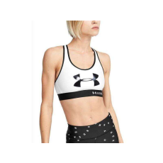 Under Armour Armour Mid Keyhole Graphic Under Armour női sportmelltartó fehér XL-es méretű