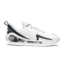 Under Armour curry 12 ss kosárlabda cipő unisex fekete/fehér 45.5