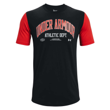 Under Armour Poló Under Armour Ath Dept Clrblk Ss 1370515001 Férfi Fekete S férfi póló