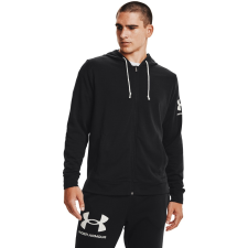 Under Armour Rival Terry FZ HD Black kapucnis pulóver – Under Armour S férfi pulóver, kardigán