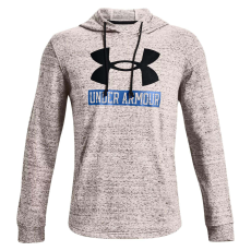 Under Armour rivális Terry logós kapucnis pulóver 1370390112 Férfi szürke XL