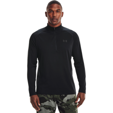 Under Armour Tech 2.0 1/2 Zip hosszú ujjú póló Black XXL