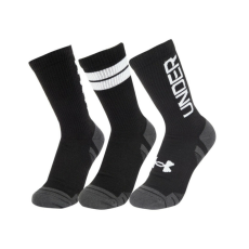 Under Armour UA Perf Tech Nov 3pk zokni Fekete L