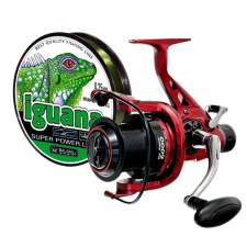 UNI Carp expert uni runner 6000 nyeletőfékes orsó balsax iguana zsinórral orsó