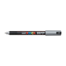 UNI Dekormarker 0,7-1mm, Uni, Posca PC-1M ezüst filctoll, marker