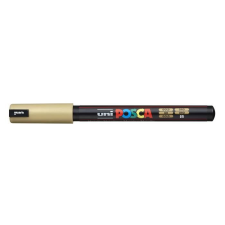 UNI Dekormarker, 0,7 mm, UNI "Posca PC-1MR", arany filctoll, marker