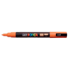 UNI Dekormarker, 0,9-1,3 mm, UNI "Posca PC-3M", narancssárga