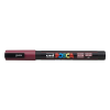  UNI Dekormarker, 0,9-1,3 mm, UNI "Posca PC-3M", vörösbor