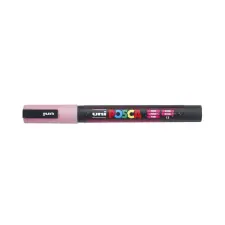 UNI Dekormarker 0,9-1,3mm, Uni-Posca PC-3ML csillámló rózsaszín filctoll, marker
