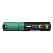 UNI Dekormarker 8mm, Uni Posca PC-8K zöld filctoll, marker