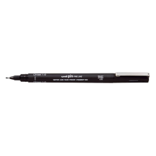 UNI Filctoll uni pin 1 mm fekete vágott hegyű 2upincs1f filctoll, marker