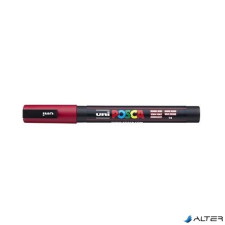 UNI Filctoll Uni Posca PC-3M sötét piros filctoll, marker