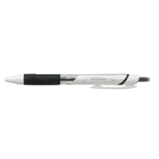 UNI Golyóstoll, 0,35 mm, nyomógombos, fehér tolltest, UNI SXN-155 Jetstream, fekete (TU155FK) toll