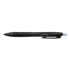 UNI Golyóstoll, 0,35 mm, nyomógombos, fekete tolltest, UNI "SXN-157S Jetstream Sport", kék toll