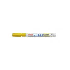 UNI Lakkmarker, 0,8-1,2 mm, UNI \"PX-21\", sárga filctoll, marker
