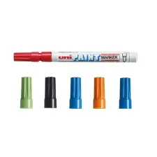 UNI Lakkmarker UNI PX-21 0,8-1,2mm piros filctoll, marker