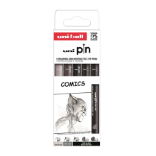 UNI Pin Comics 5 darabos rajzmarker készlet (2UPIN5PASP019) filctoll, marker