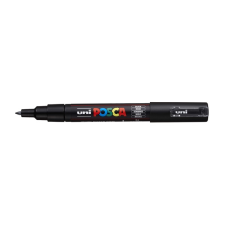 UNI POSCA PC-1M fekete marker filctoll, marker