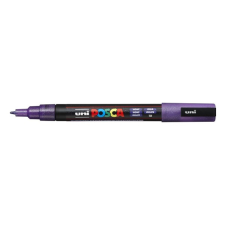 UNI posca pc-3ml csillámló lila marker filctoll, marker