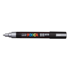 UNI POSCA PC-5M ezüst marker filctoll, marker